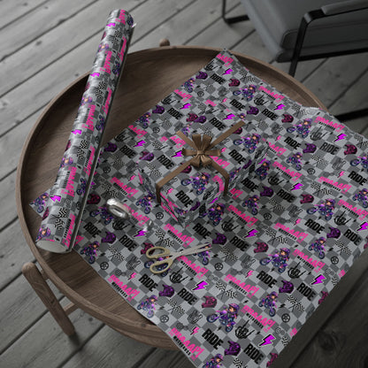 Motocross Girl Dirt Bike Gift Wrap