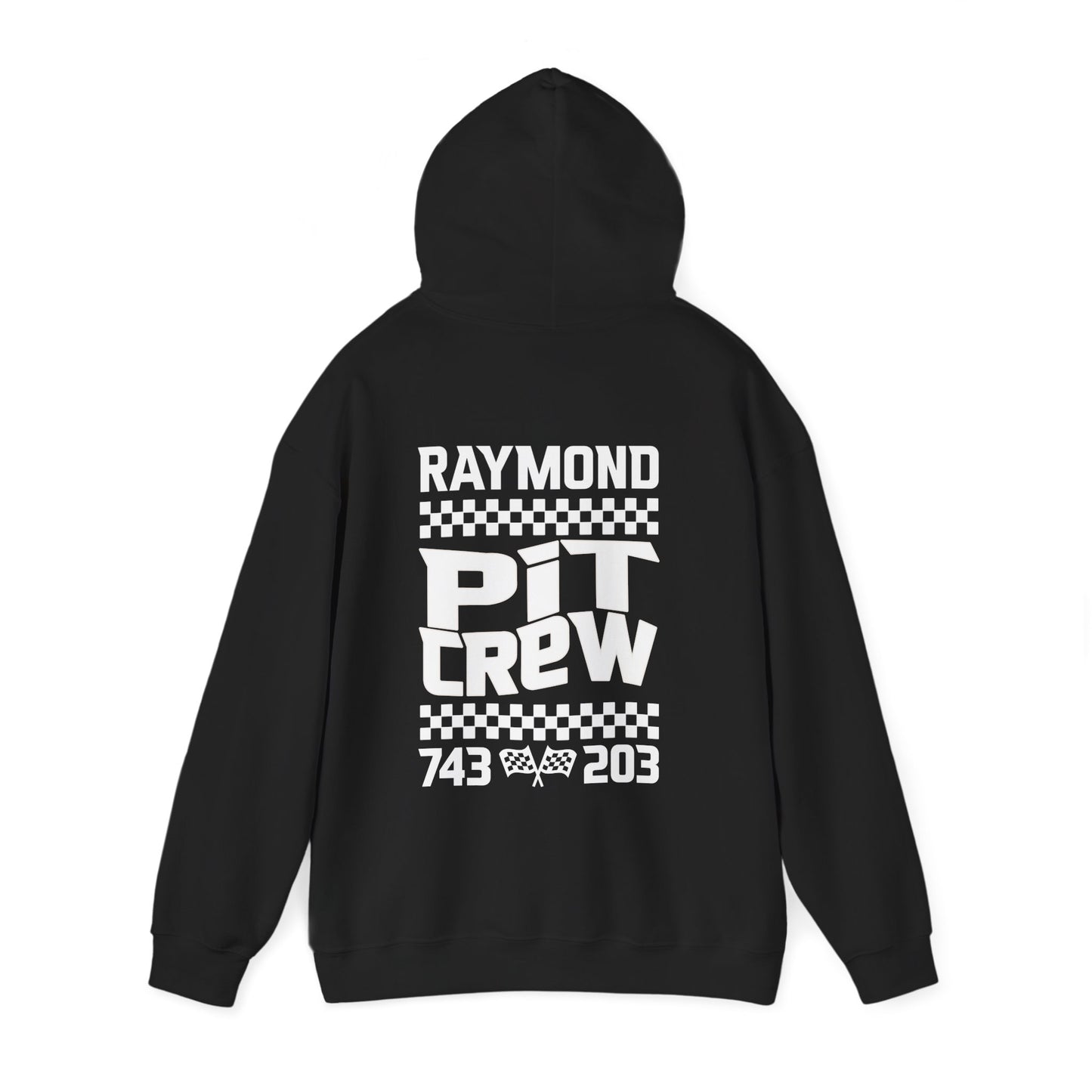 Custom Unisex Number Plate Hoodie *you pick back saying*