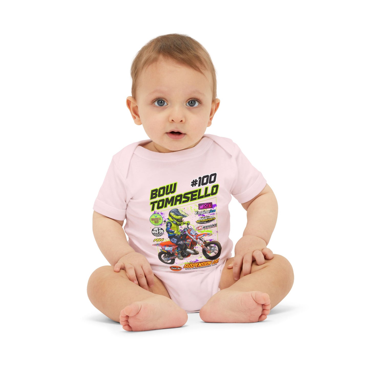 Custom MX Sponsor Infant Onesie