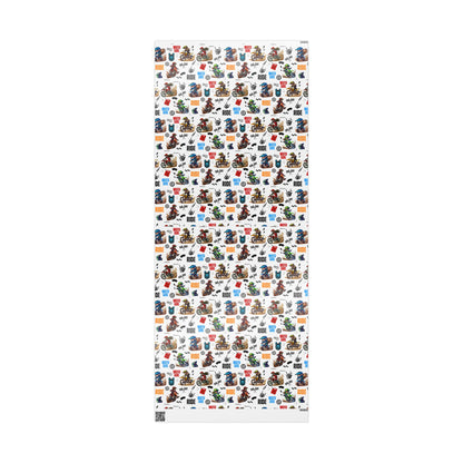 Moto Girl Life Gift Wrap
