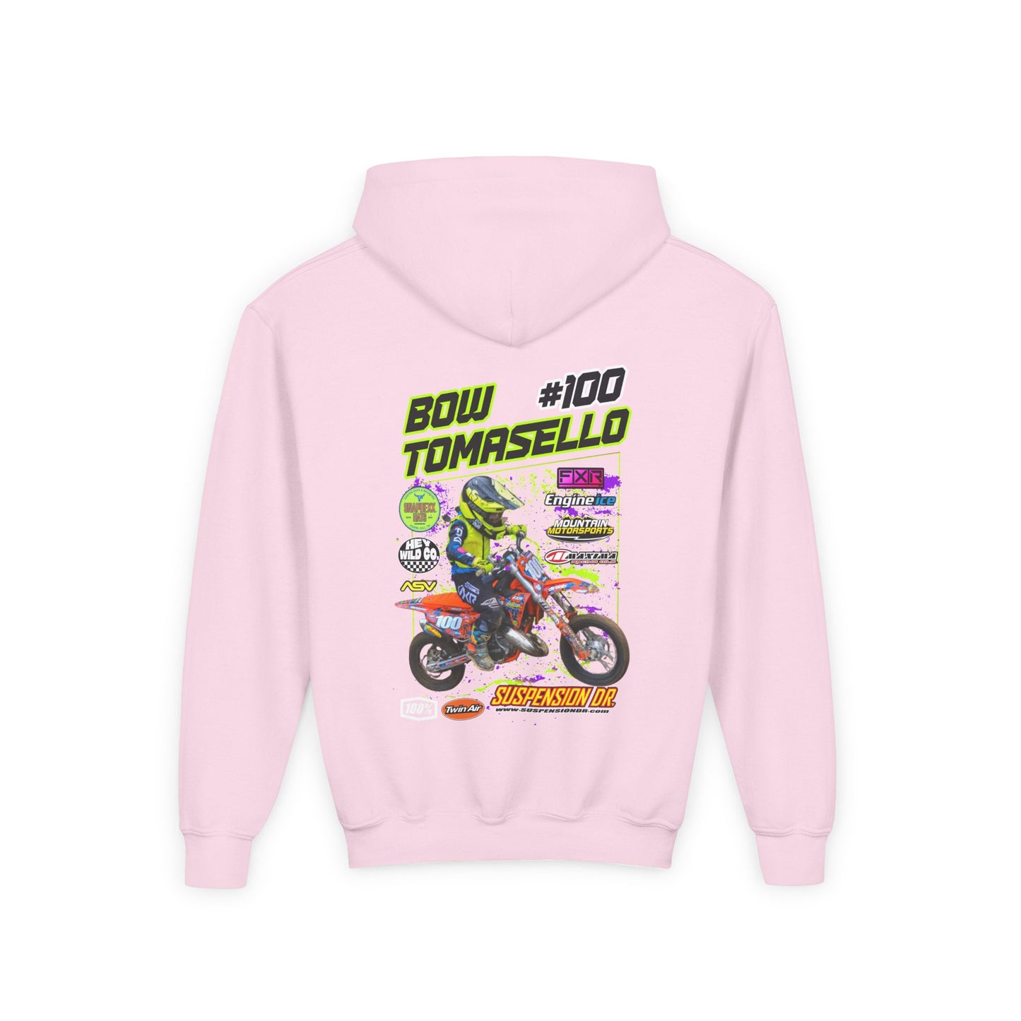 Youth Custom MX Sponsor Hoodie