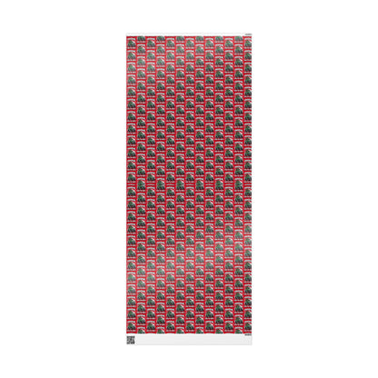 Crushin' Snow Monster Truck Gift Wrap