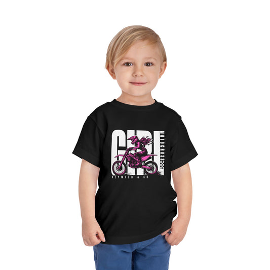 Motocross Girl Toddler Shirt