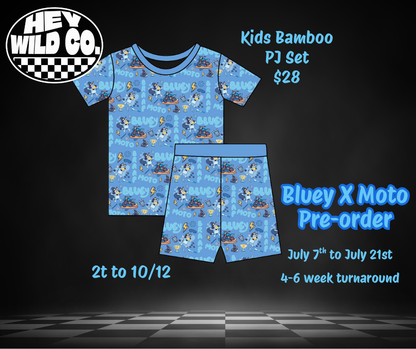 Bluey X Moto Kids Bamboo PJ Set
