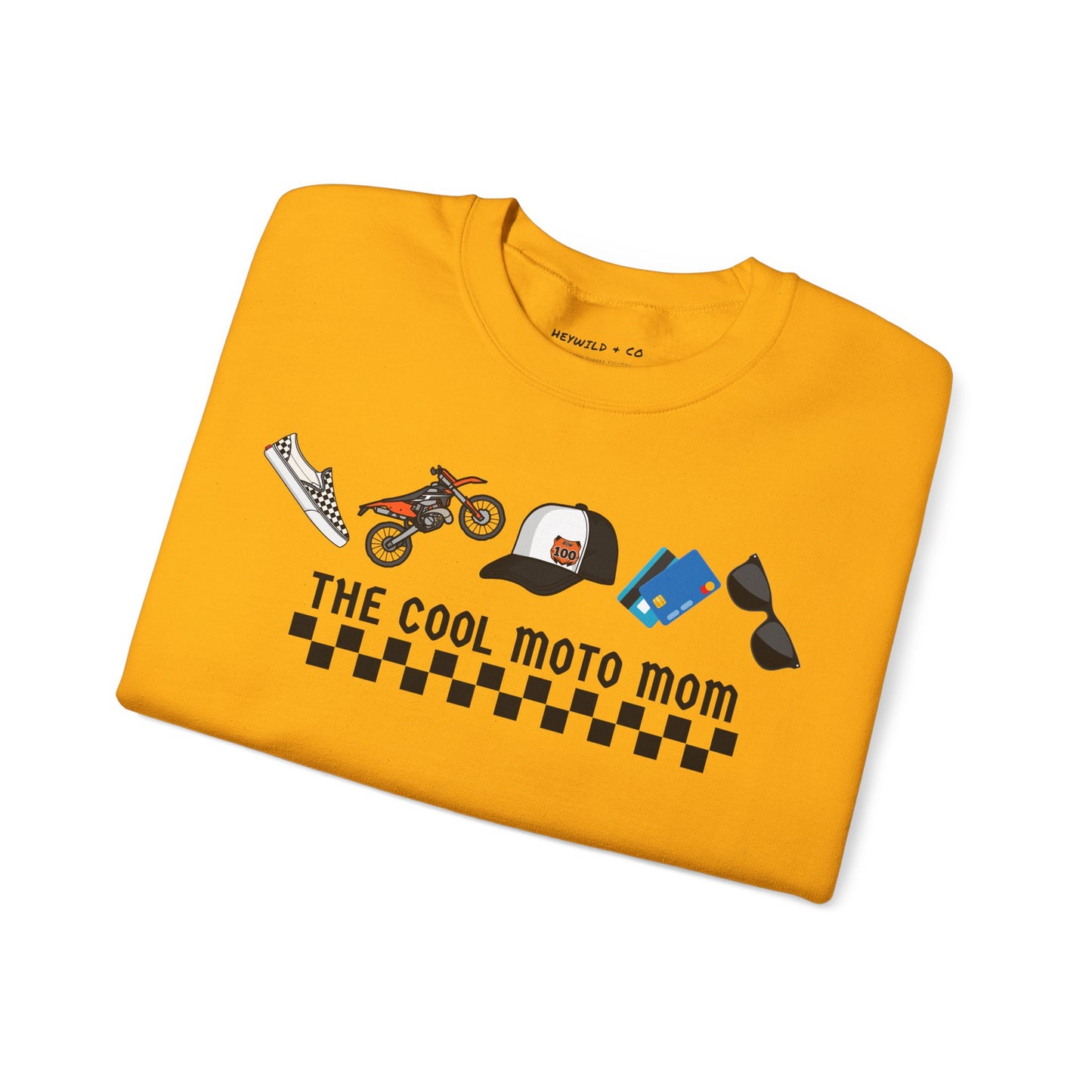 The Cool Moto Mom Custom Sweatshirt