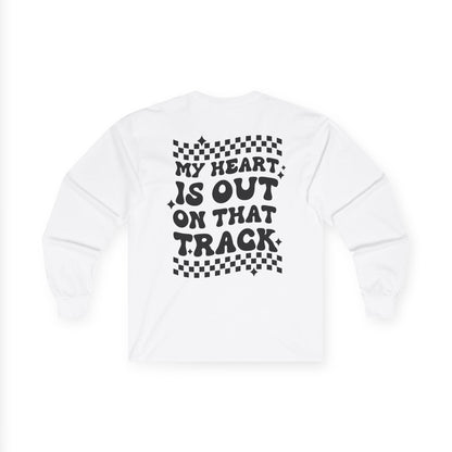 Custom Unisex Number Plate Gildan Long Sleeve *You Pick Back Saying*