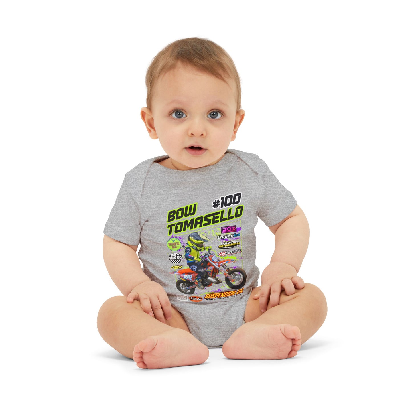 Custom MX Sponsor Infant Onesie