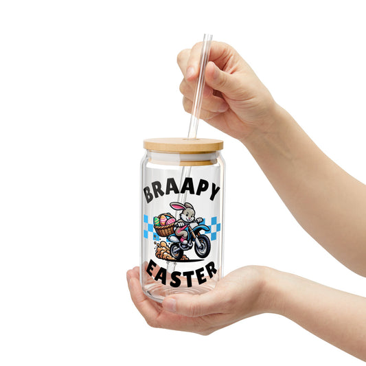 Braapy Easter 16oz Glass
