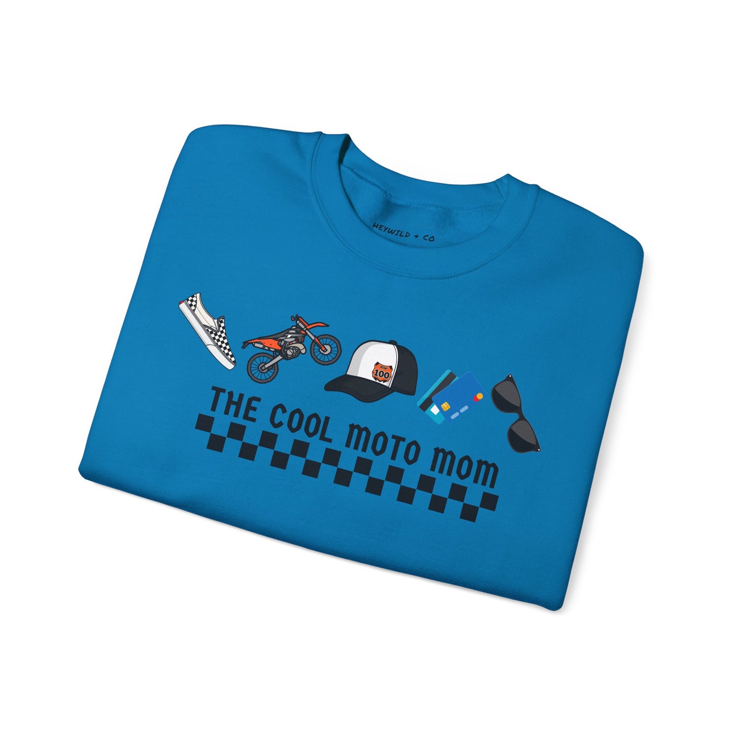 The Cool Moto Mom Custom Sweatshirt