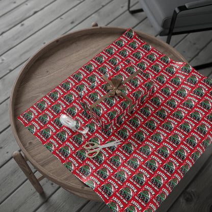 Crushin' Snow Monster Truck Gift Wrap