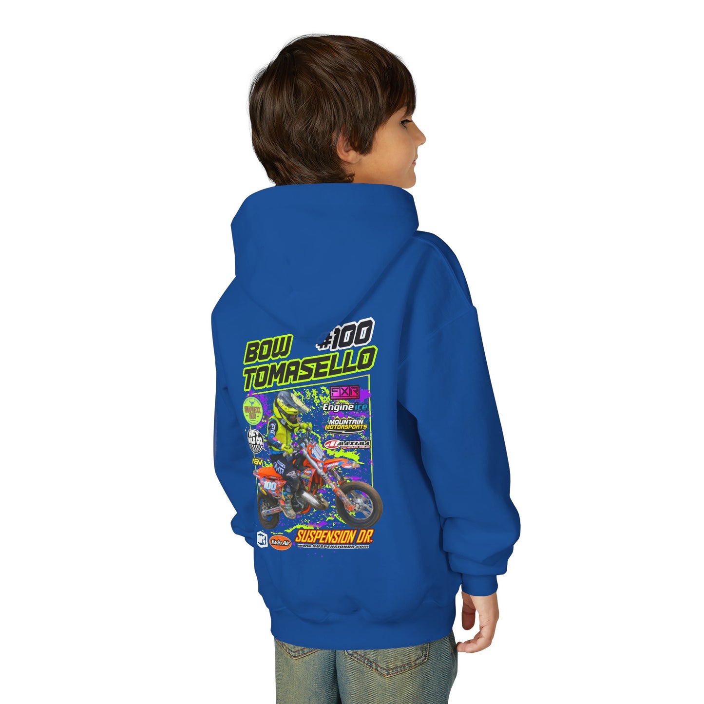 Youth Custom MX Sponsor Hoodie