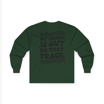 Custom Unisex Number Plate Gildan Long Sleeve *You Pick Back Saying*