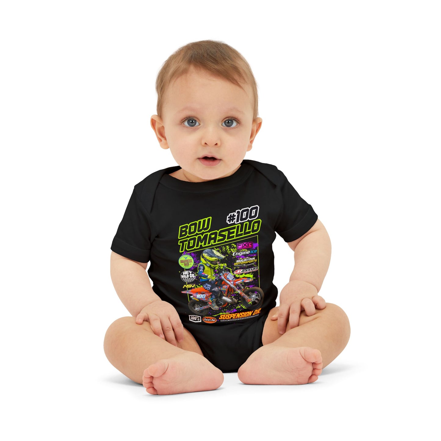 Custom MX Sponsor Infant Onesie