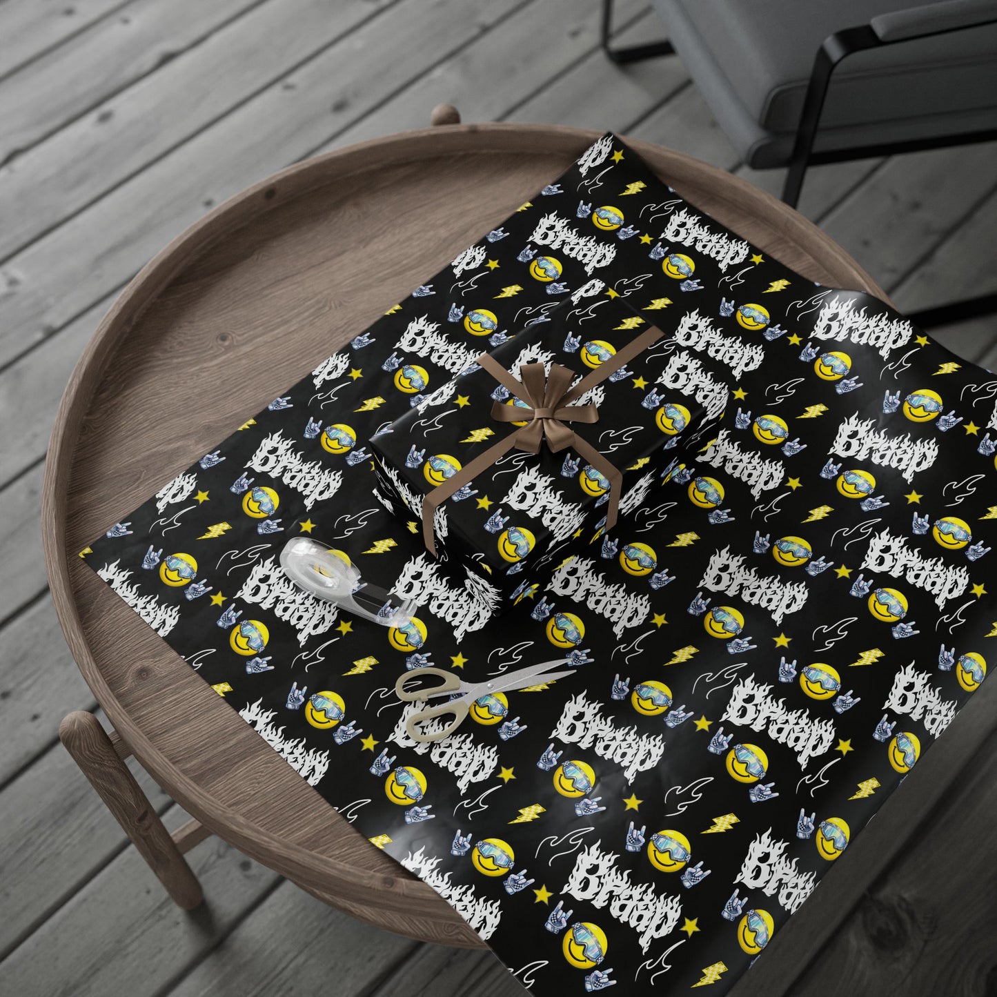 Smiley Braap Gift Wrap
