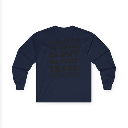 Custom Unisex Number Plate Gildan Long Sleeve *You Pick Back Saying*