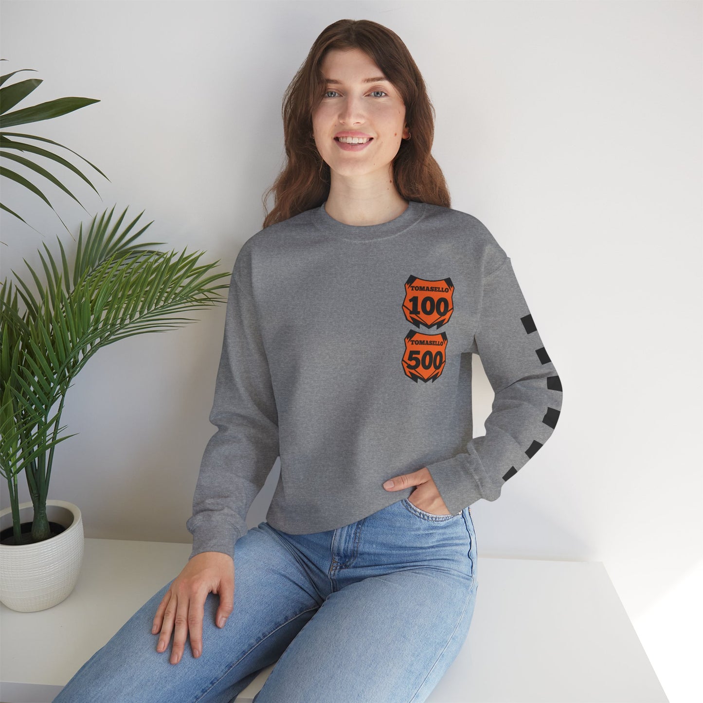 Custom Unisex Number Plate Sweatshirt *You pick back saying*