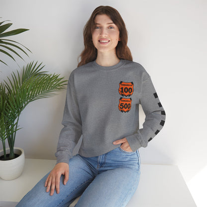 Custom Unisex Number Plate Sweatshirt *You pick back saying*