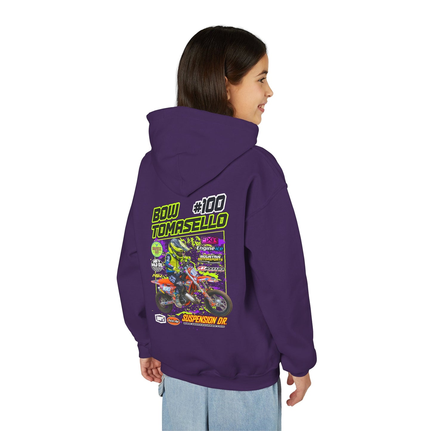 Youth Custom MX Sponsor Hoodie