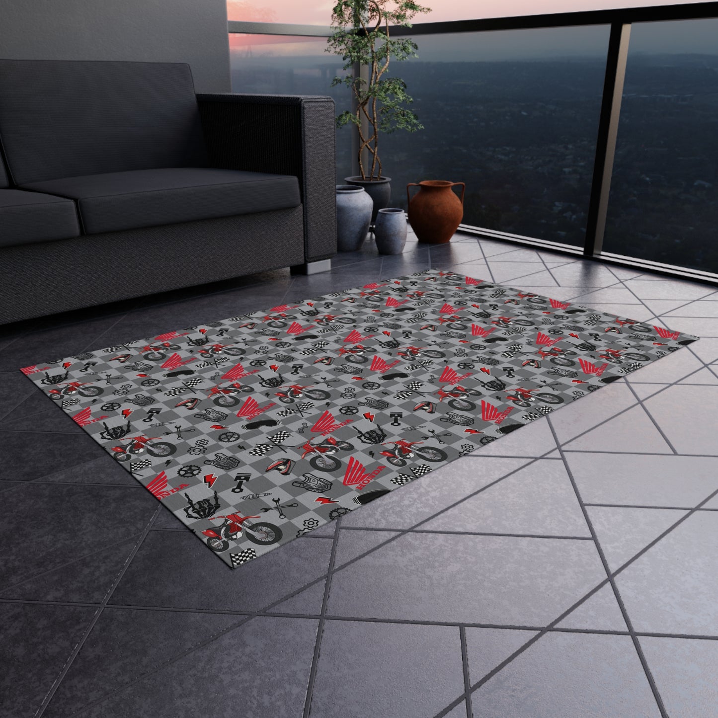 Honda Inspired Outdoor/Indoor Rug