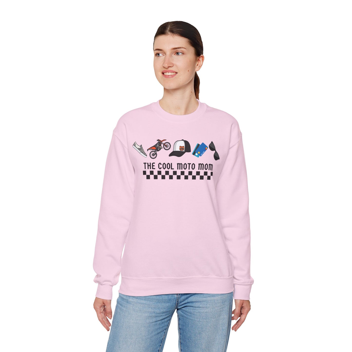 The Cool Moto Mom Custom Sweatshirt