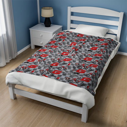 Gas Gas Dirt Bike Inspired Blanket