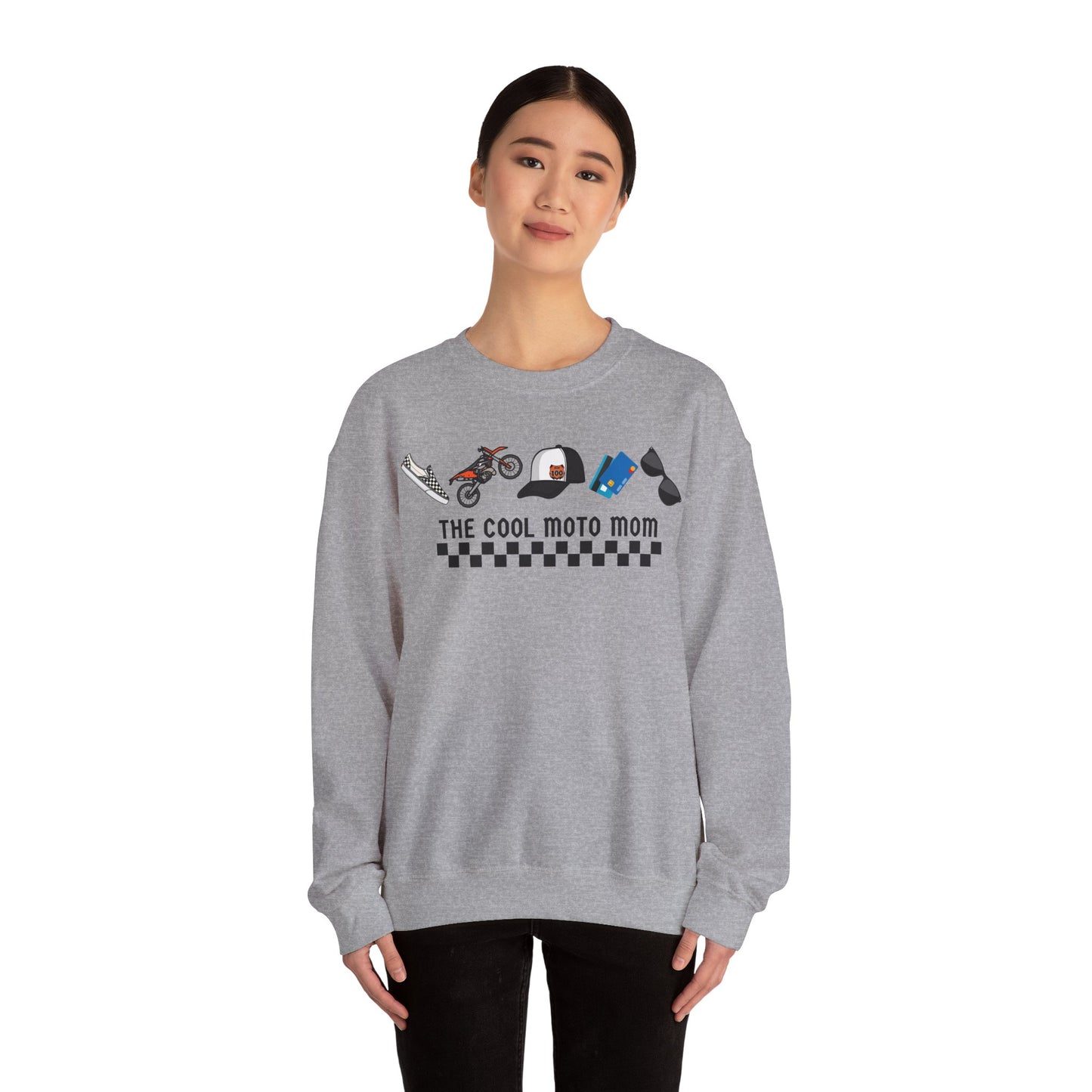 The Cool Moto Mom Custom Sweatshirt