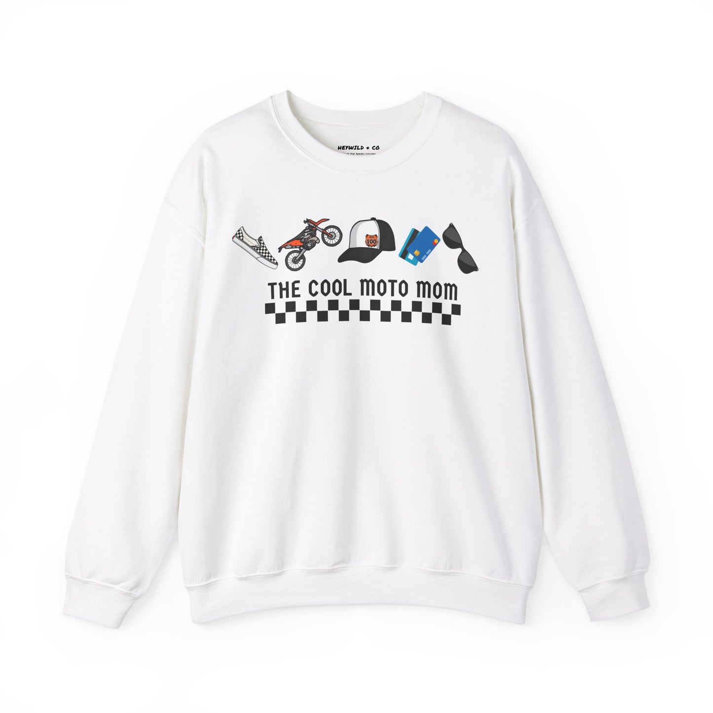 The Cool Moto Mom Custom Sweatshirt