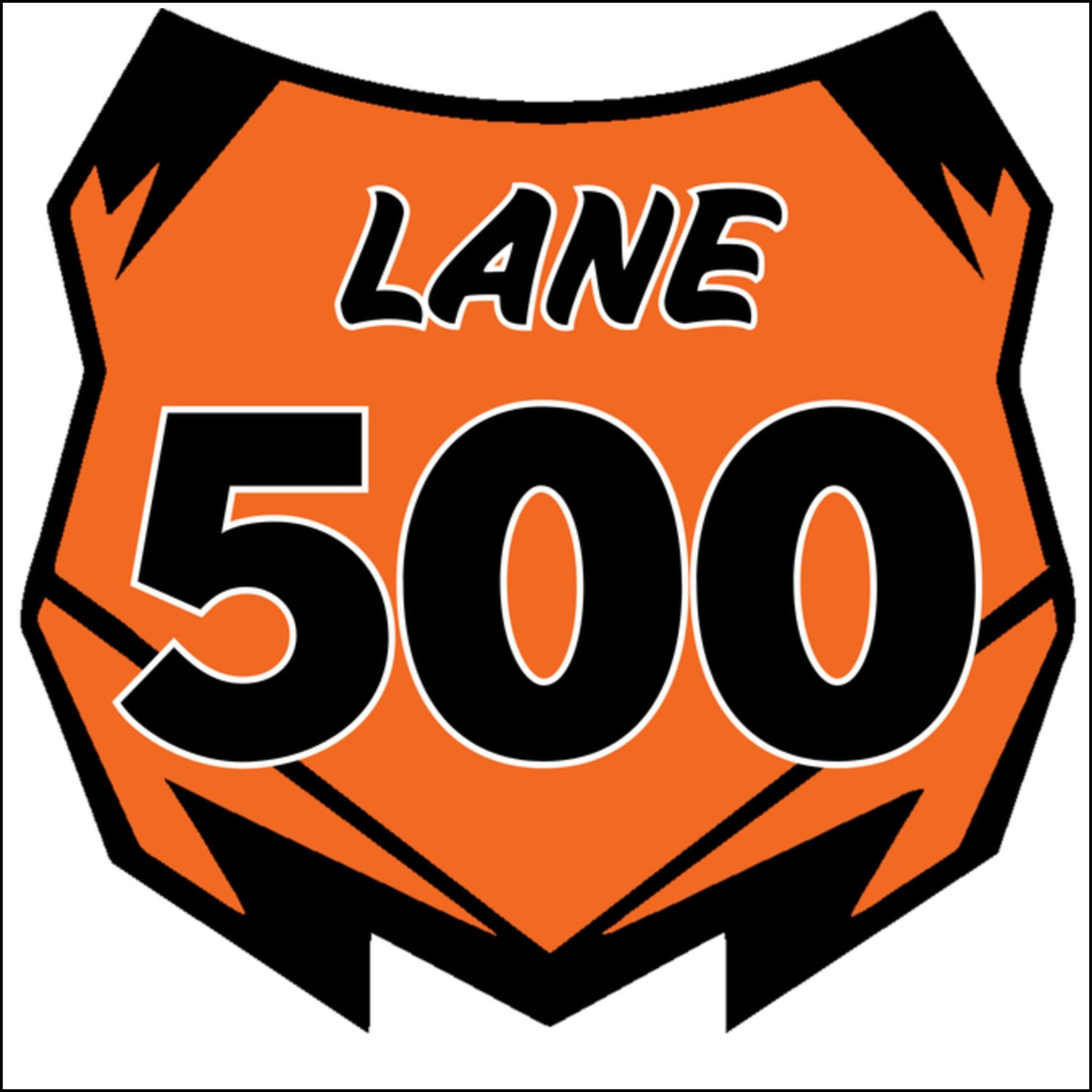 Custom Motocross Number Plate Ornament