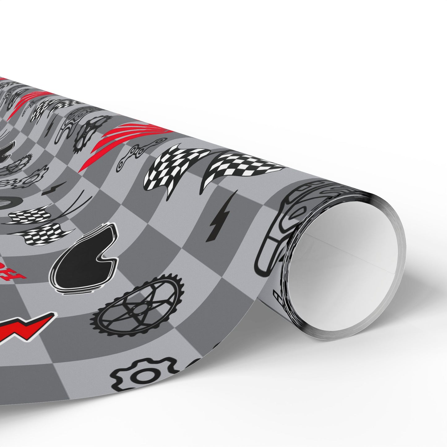 Honda Dirt Bike Inspired Gift Wrap [version 2]