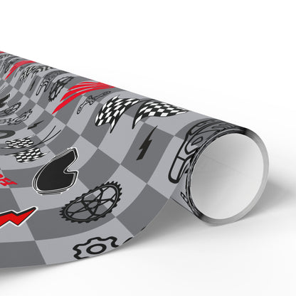 Honda Dirt Bike Inspired Gift Wrap [version 2]