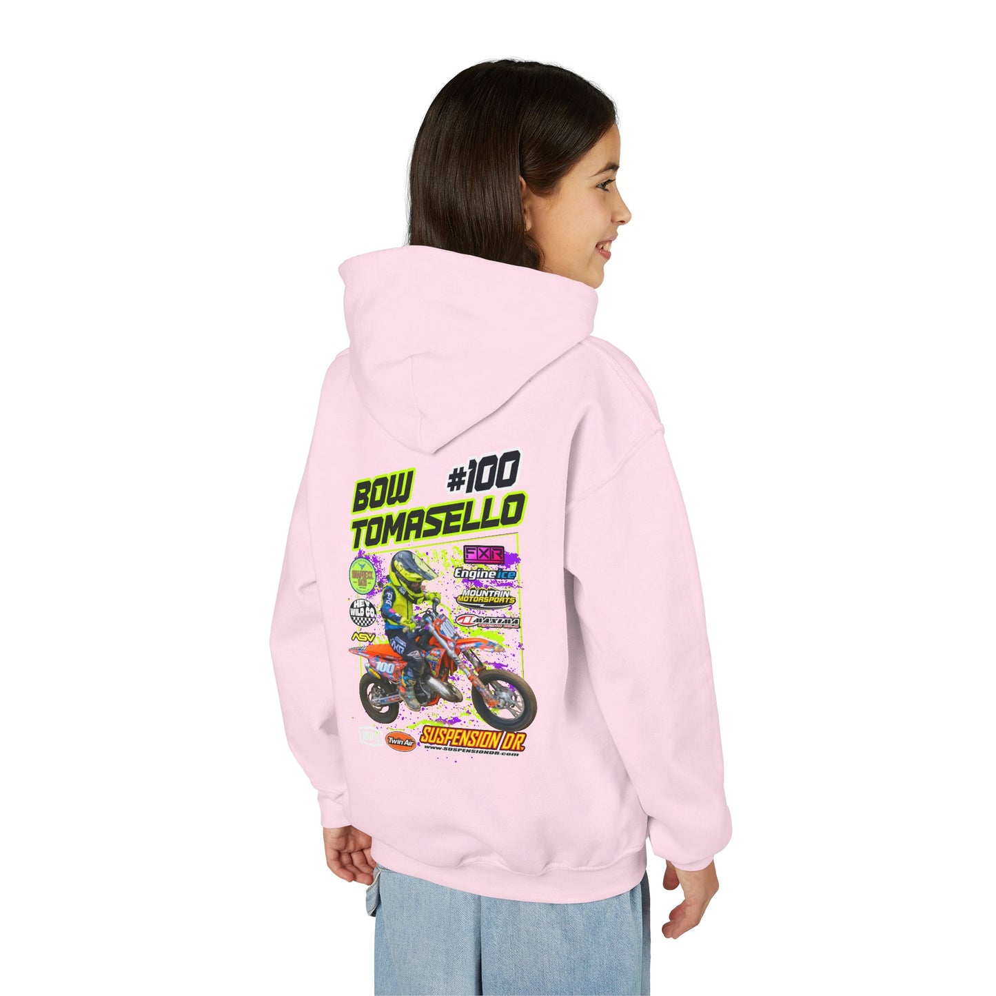 Youth Custom MX Sponsor Hoodie