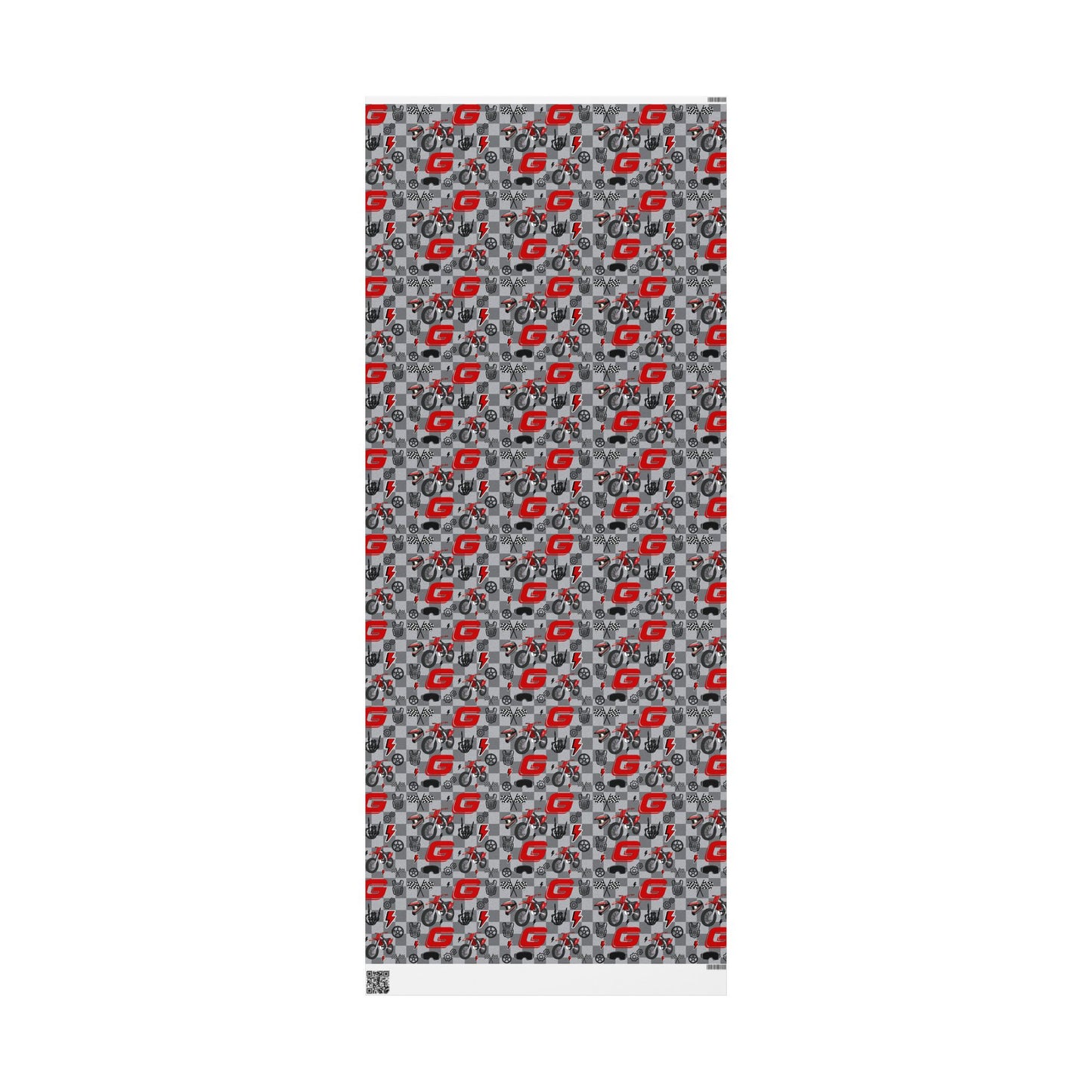 Gas Gas Dirt Bike Inspired Gift Wrap