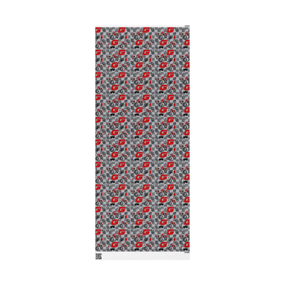 Gas Gas Dirt Bike Inspired Gift Wrap