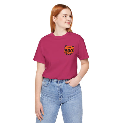 Custom Unisex Number Plate Shirt *You pick the back saying*