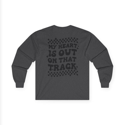 Custom Unisex Number Plate Gildan Long Sleeve *You Pick Back Saying*