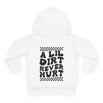 Toddler Custom Number Plate Hoodie *You pick the back saying*