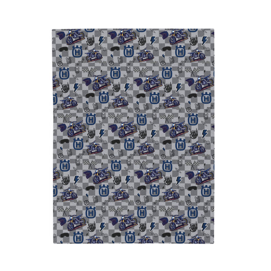Husqvarna Dirt Bike Inspired Blanket
