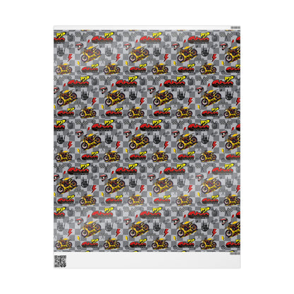 Cobra Dirt Bike Inspired Gift Wrap