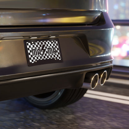 Mama Checkered Vanity License Plate