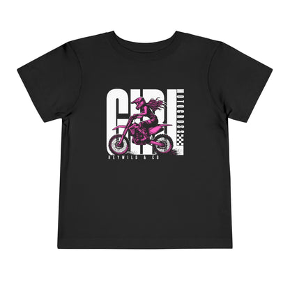 Motocross Girl Toddler Shirt