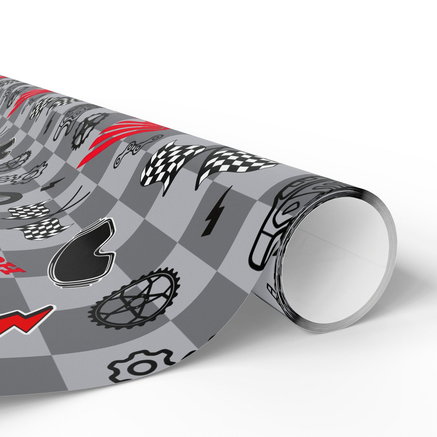 Honda Dirt Bike Inspired Gift Wrap [version 2]