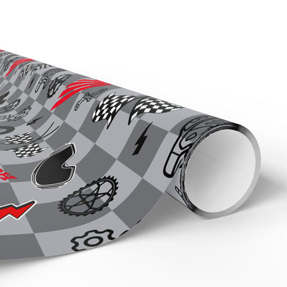 Honda Dirt Bike Inspired Gift Wrap [version 2]