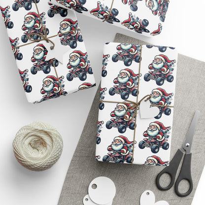 Santa ATV Gift Wrap