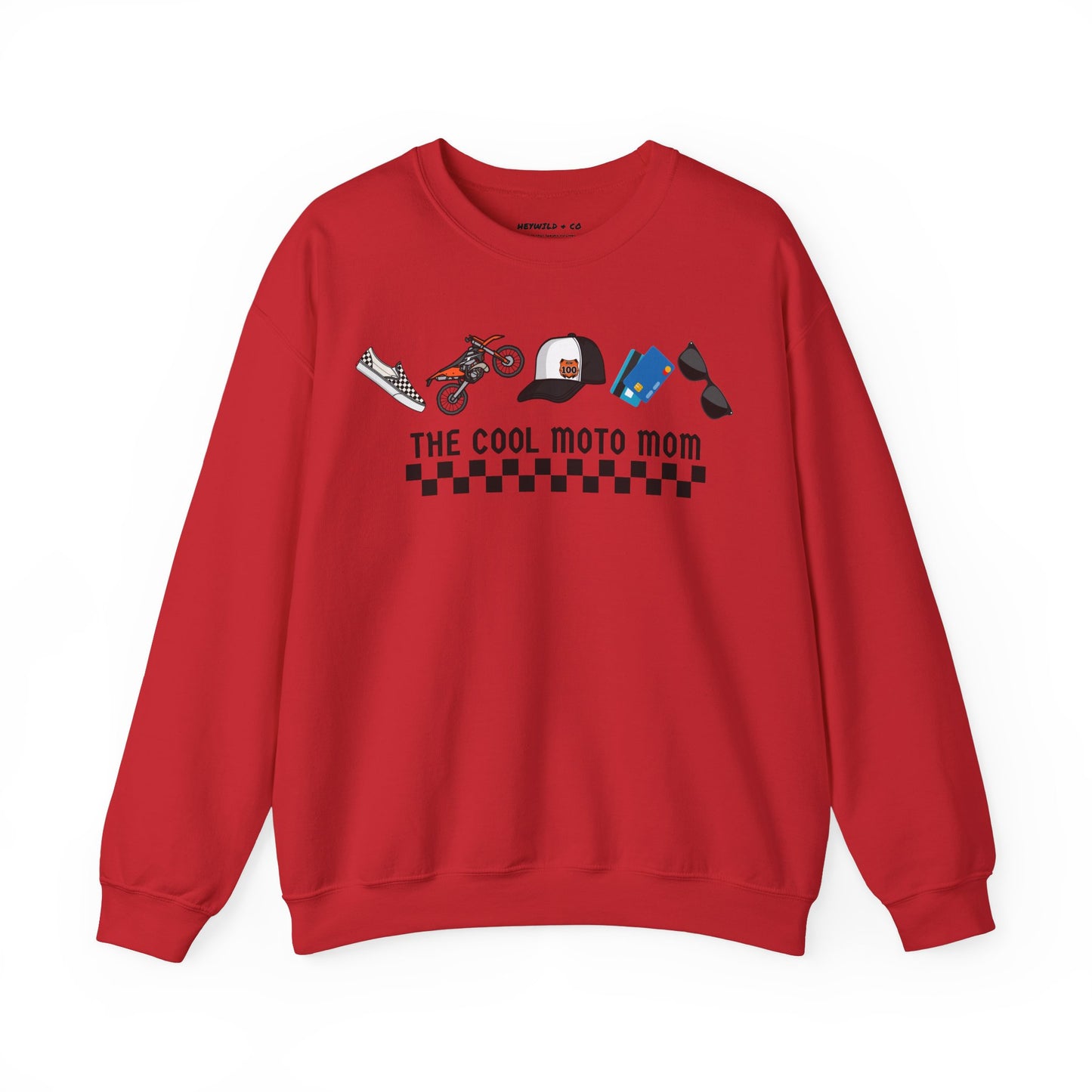 The Cool Moto Mom Custom Sweatshirt