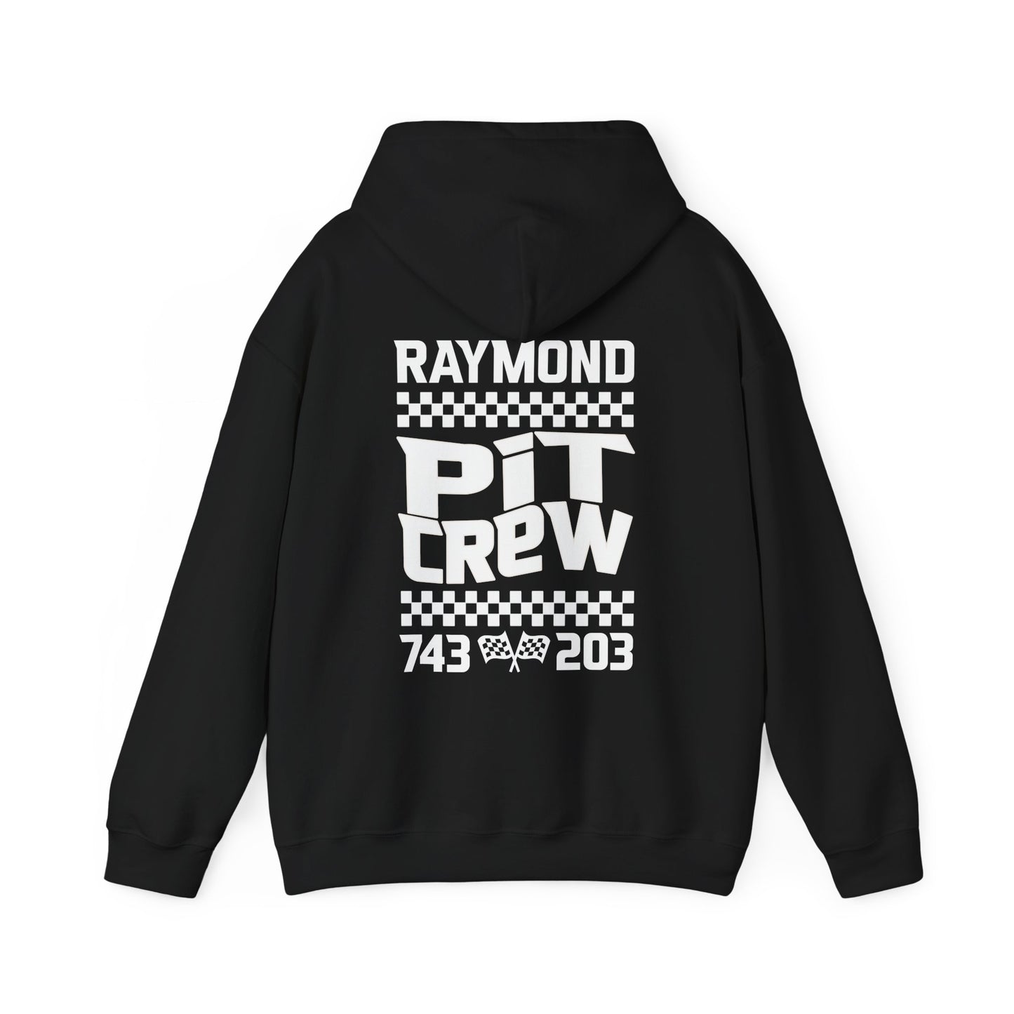 Custom Unisex Number Plate Hoodie *you pick back saying*