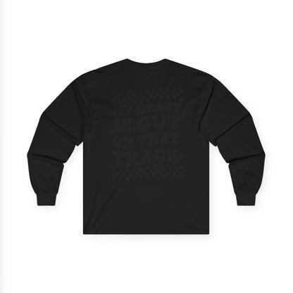 Custom Unisex Number Plate Gildan Long Sleeve *You Pick Back Saying*