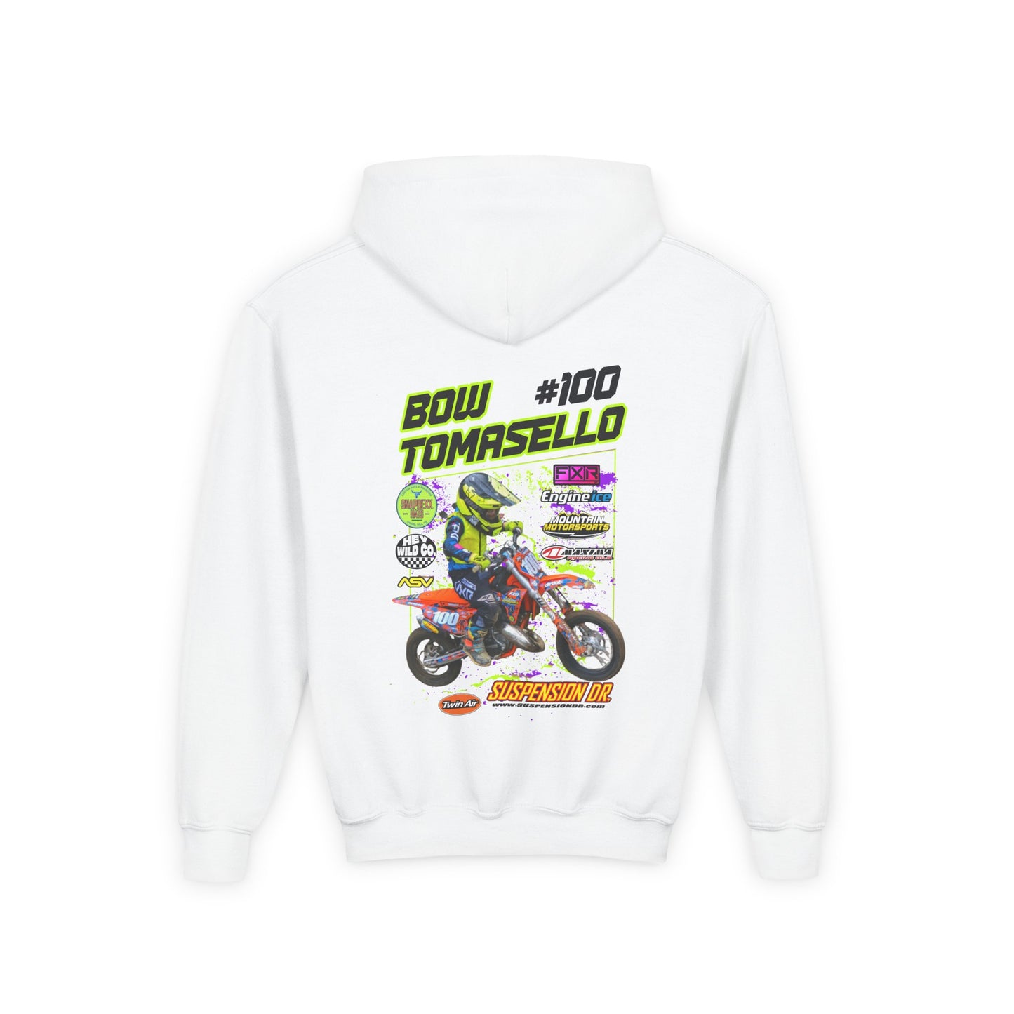 Youth Custom MX Sponsor Hoodie