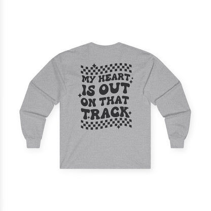 Custom Unisex Number Plate Gildan Long Sleeve *You Pick Back Saying*