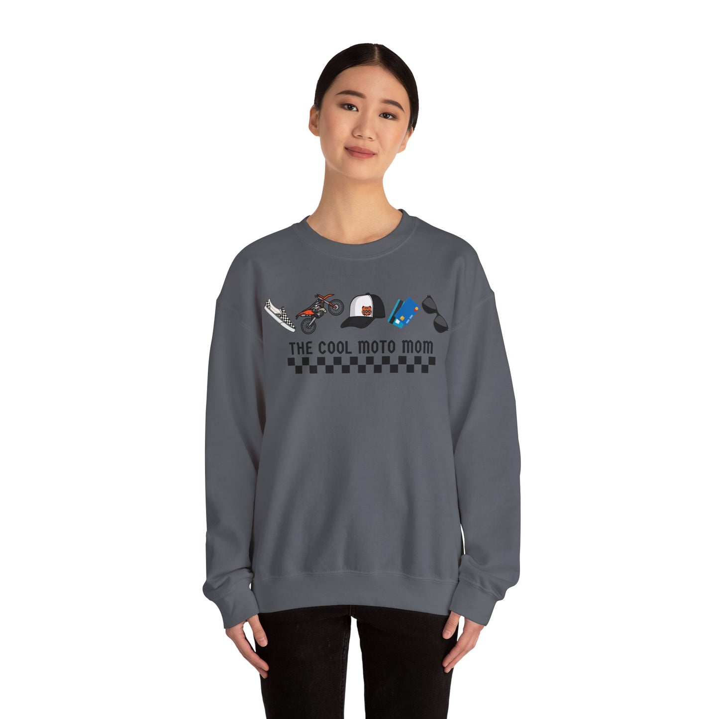 The Cool Moto Mom Custom Sweatshirt