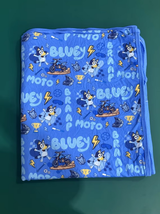 Bluey X Moto Bamboo Blanket
